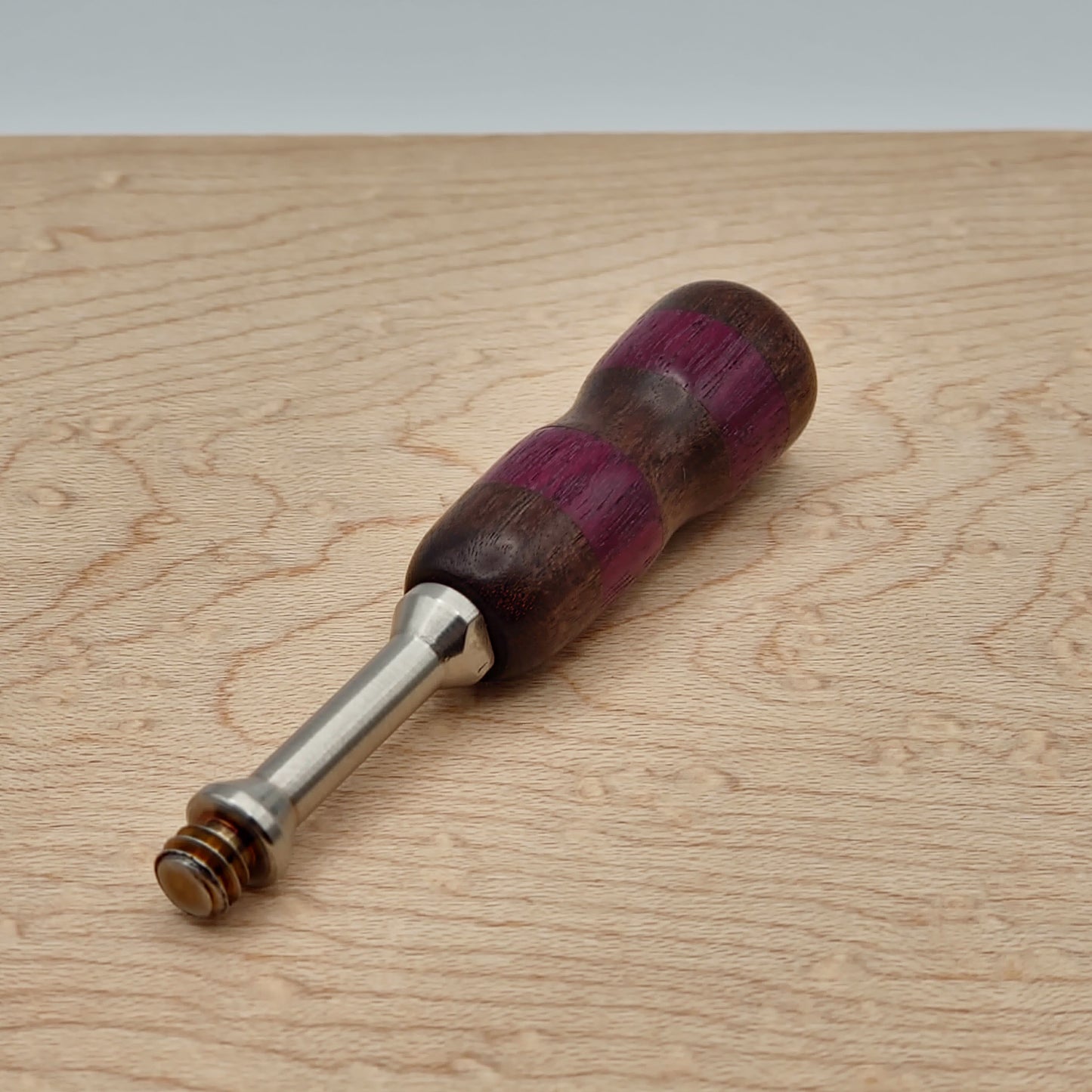 Purpleheart and Bolivian Rosewood - Wireless Handle