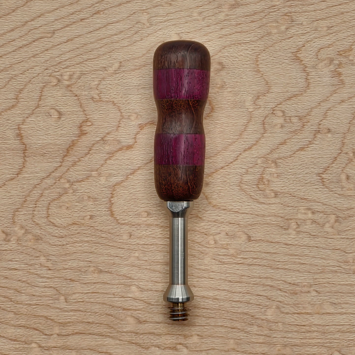 Purpleheart and Bolivian Rosewood - Wireless Handle