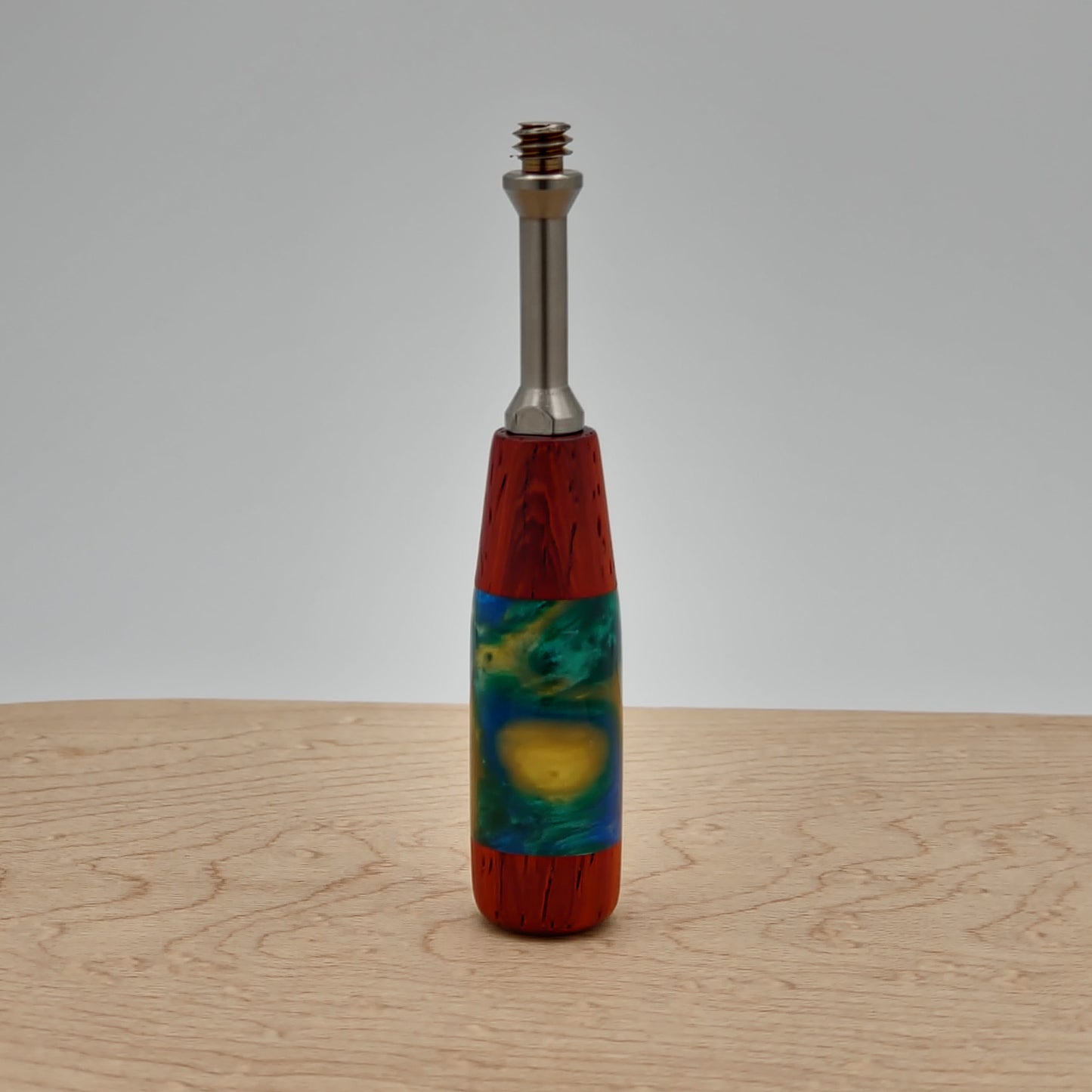 African Padauk and Inlace Acrylester - Wireless Handle