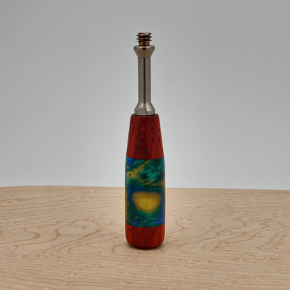 African Padauk and Inlace Acrylester - Wireless Handle