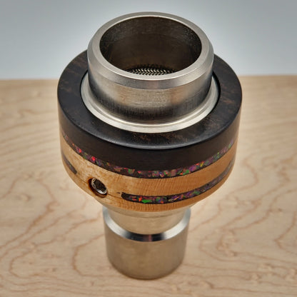 Bird's Eye Maple and Ebony with Opals - Multiple Options - Shovelhead Sleeve
