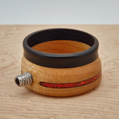 Bird's Eye Maple and Ebony with Opals - Multiple Options - Shovelhead Sleeve