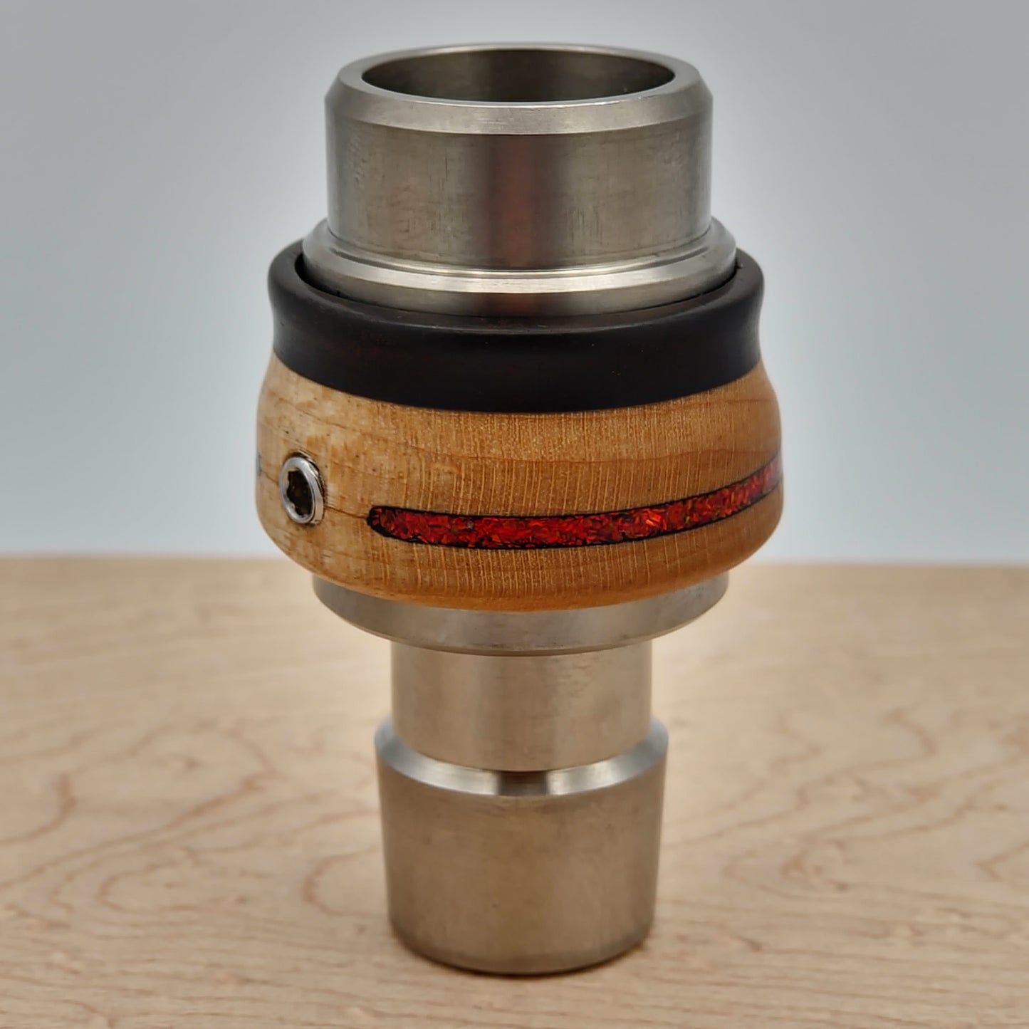 Bird's Eye Maple and Ebony with Opals - Multiple Options - Shovelhead Sleeve