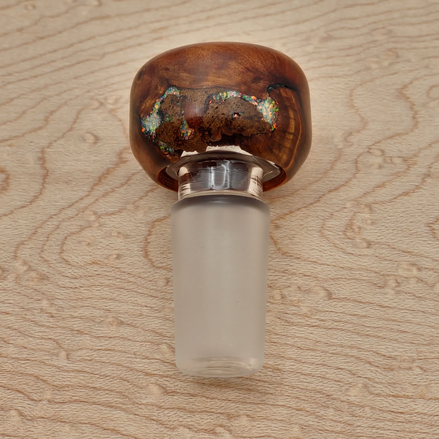 Thuya Burl with Opals - Artisan Set