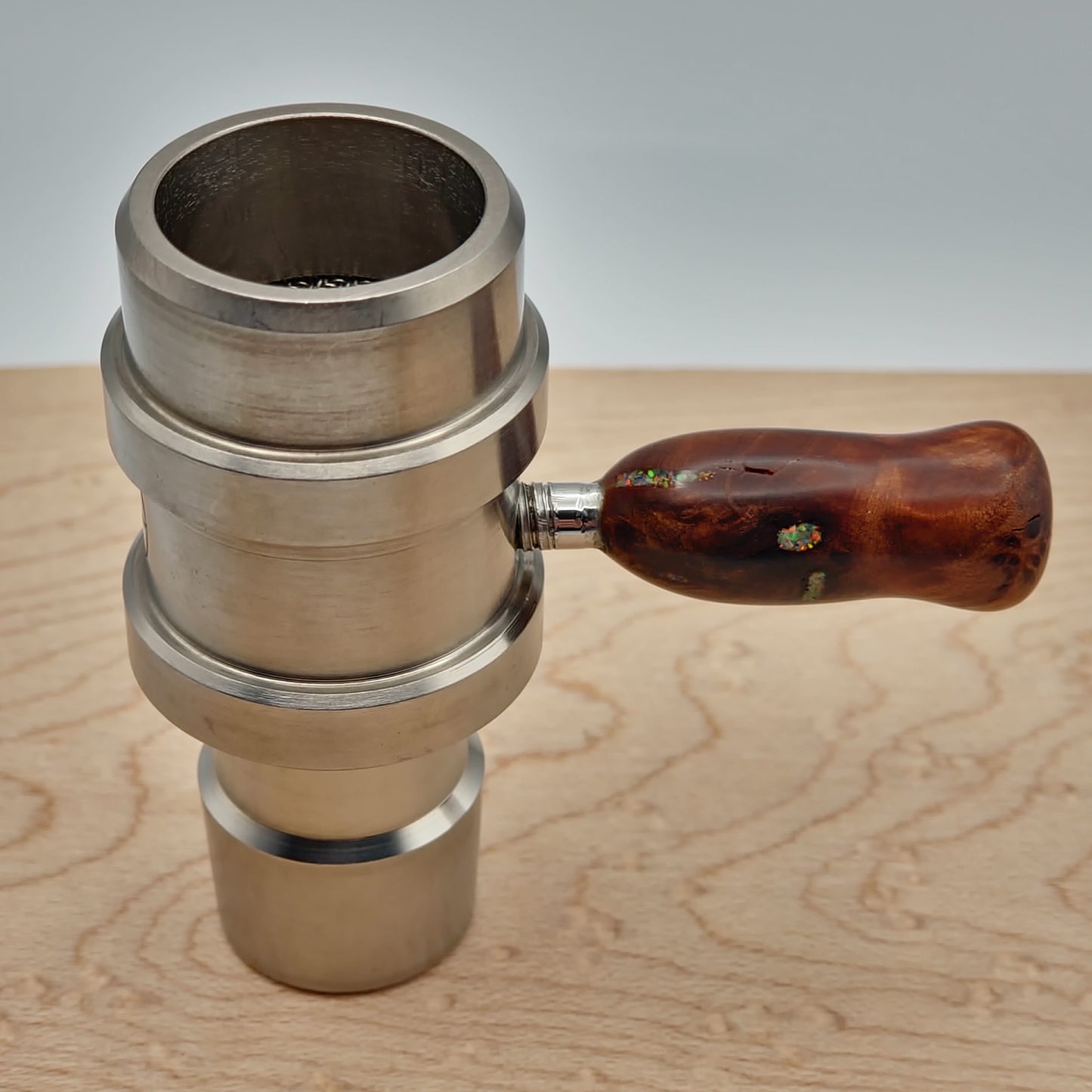 Thuya Burl with Opals - Artisan Set