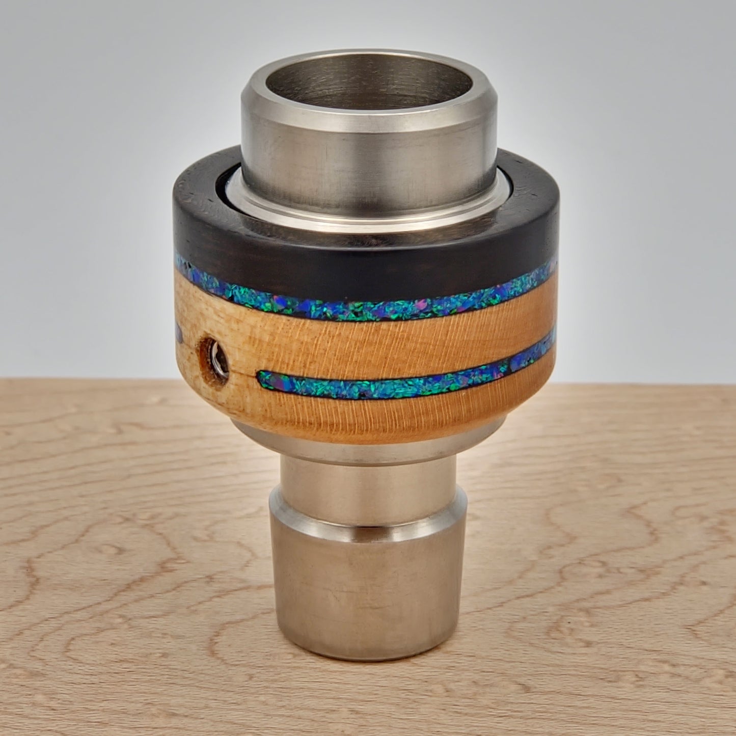 Bird's Eye Maple and Ebony with Opals - Multiple Options - Shovelhead Sleeve