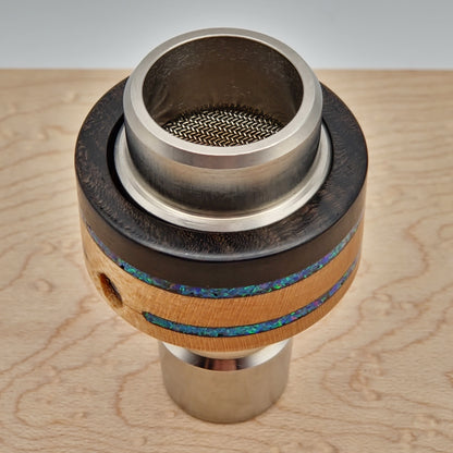 Bird's Eye Maple and Ebony with Opals - Multiple Options - Shovelhead Sleeve