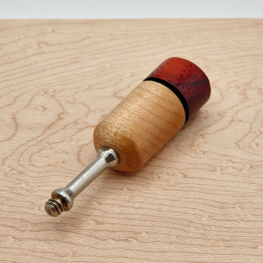Bird's Eye Maple and African Padauk - Wireless Handle
