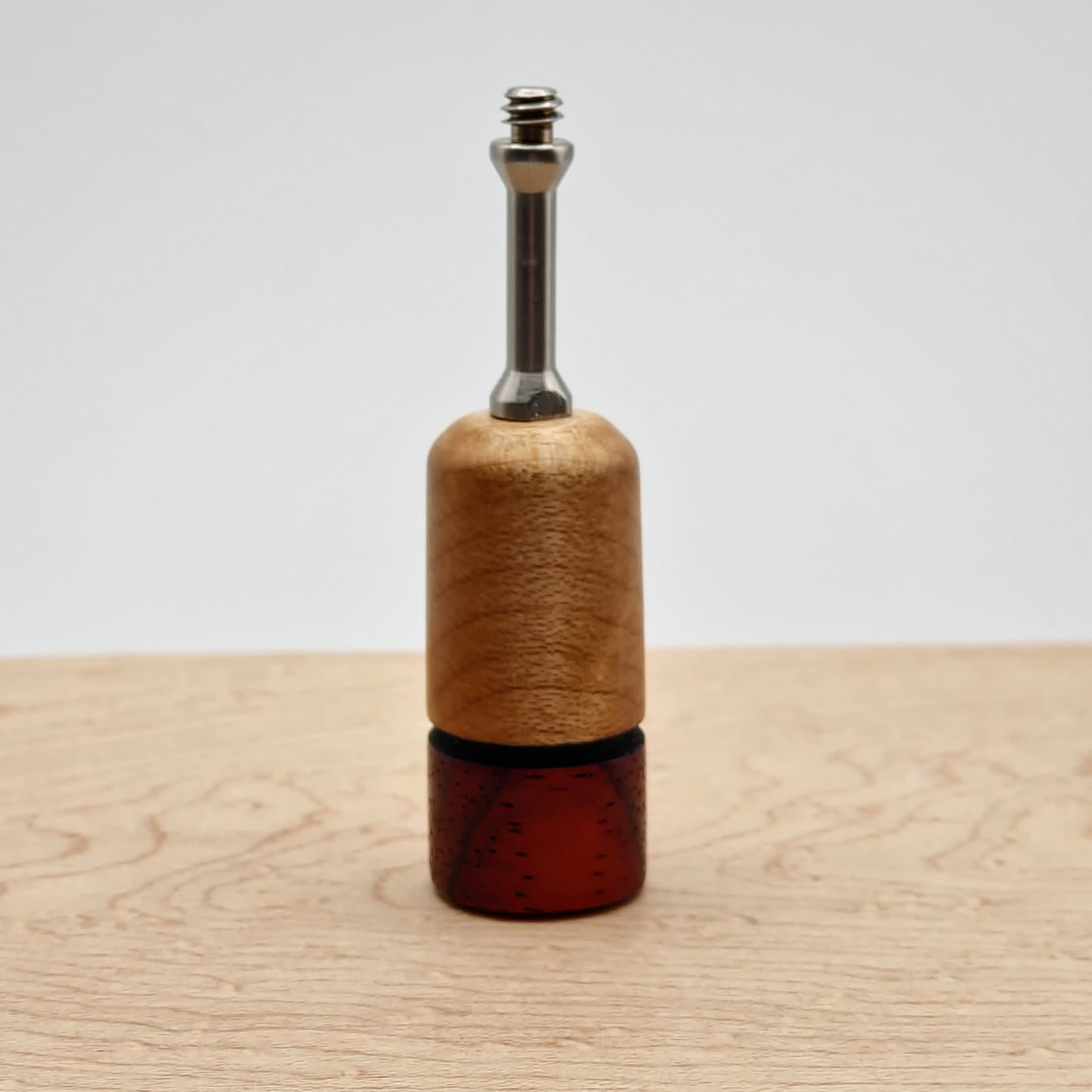 Bird's Eye Maple and African Padauk - Wireless Handle