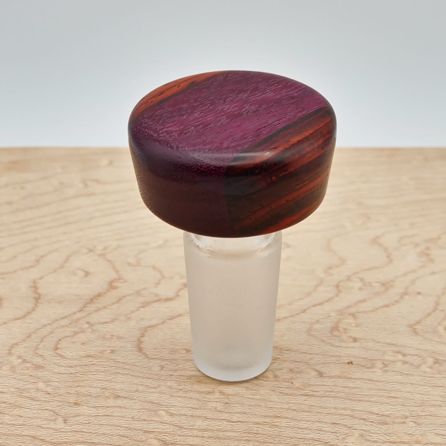 Purpleheart and Cocobolo - 14mm Plug / Stopper / Carb