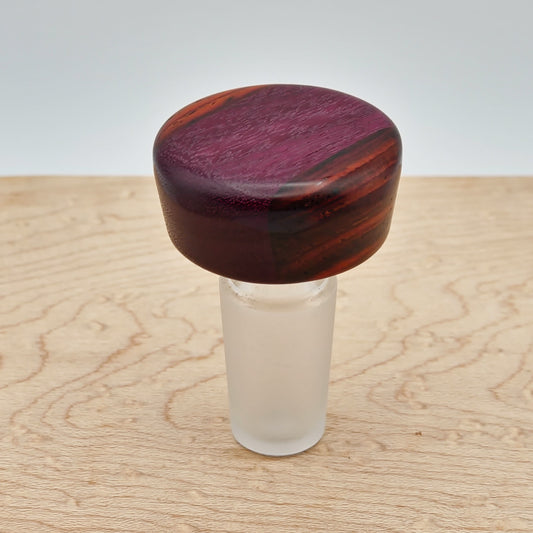 Purpleheart and Cocobolo - 14mm Plug / Stopper / Carb
