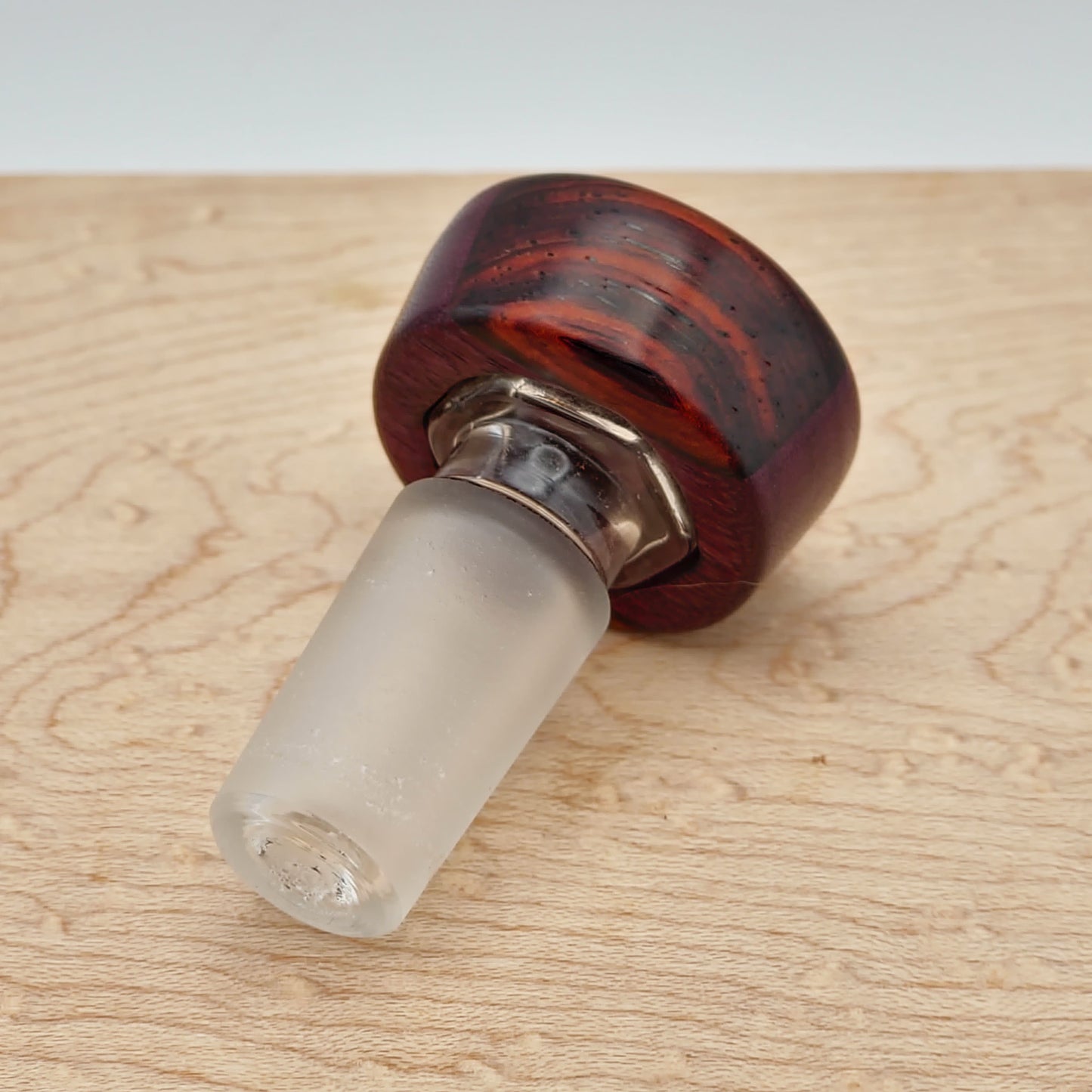 Purpleheart and Cocobolo - 14mm Plug / Stopper / Carb