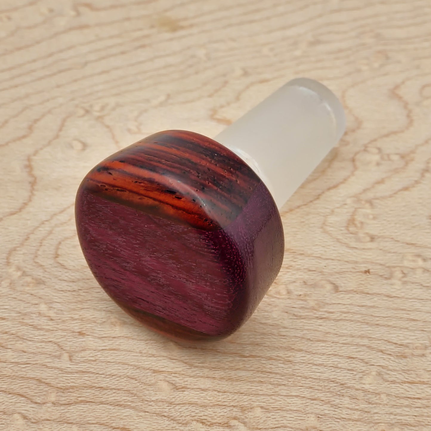 Purpleheart and Cocobolo - 14mm Plug / Stopper / Carb