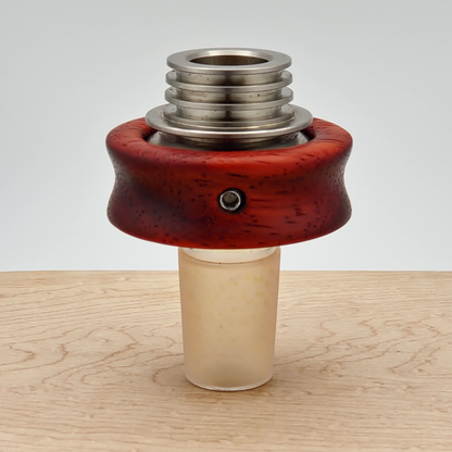 Padauk with Ergo Groove - Vapvana Bowl Sleeve